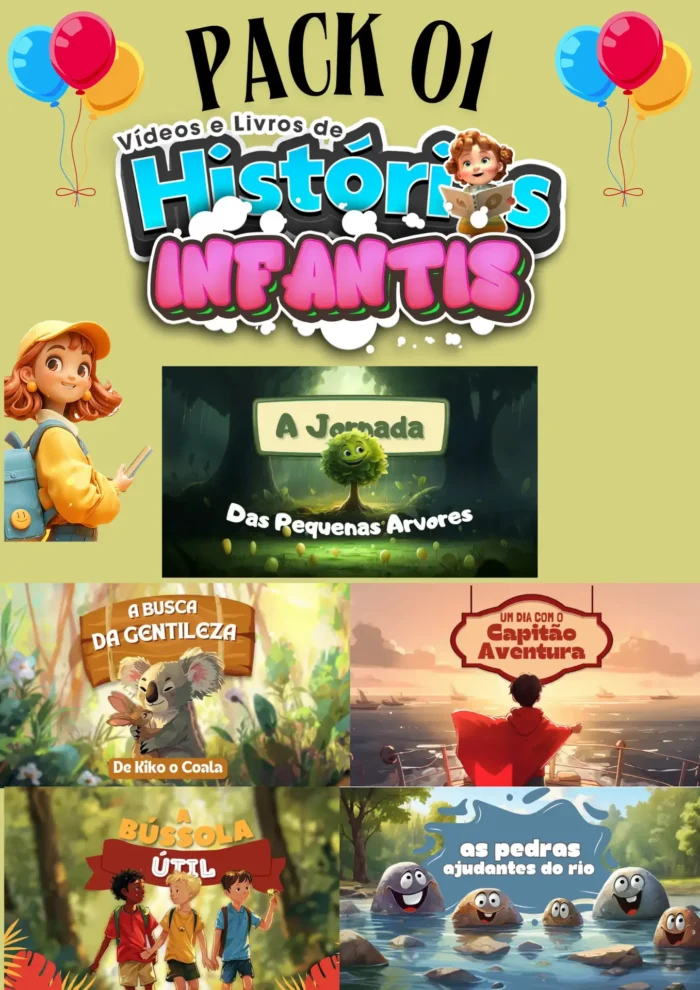 Pack 01 Histórias Infantis