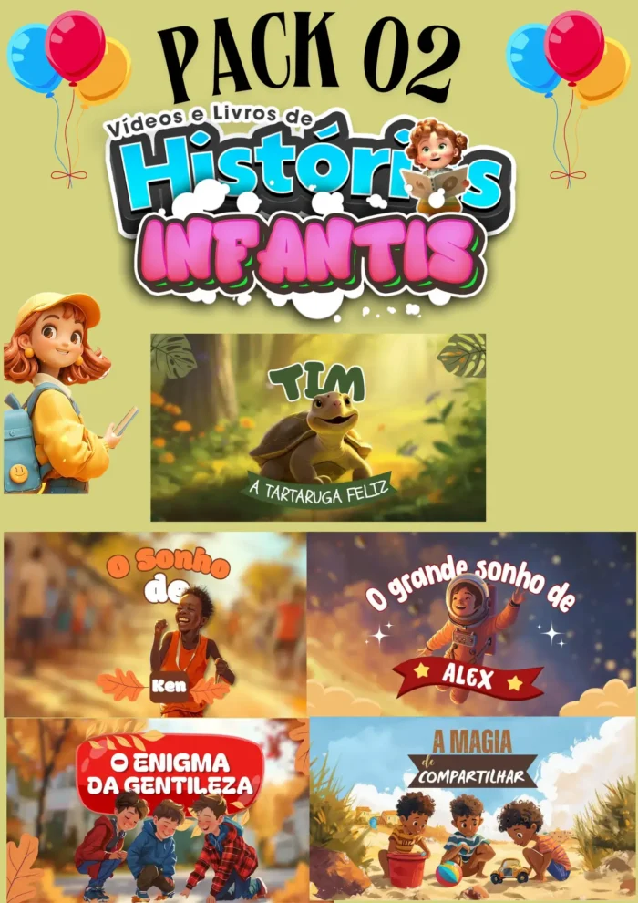 Pack 02 Histórias Infantis