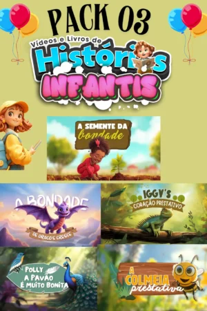 Pack 03 Histórias Infantis