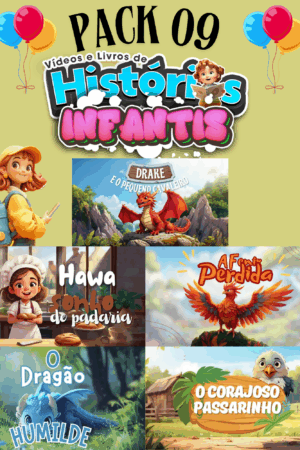 Pack 09 Histórias Infantis
