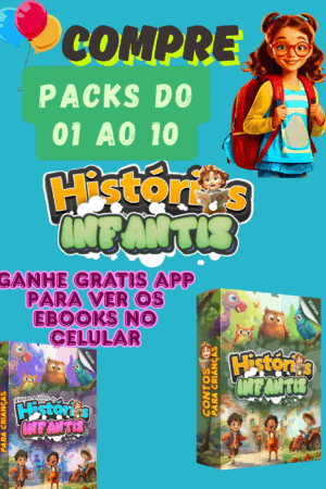 Packs 01 ao 10 Histórias Infantis