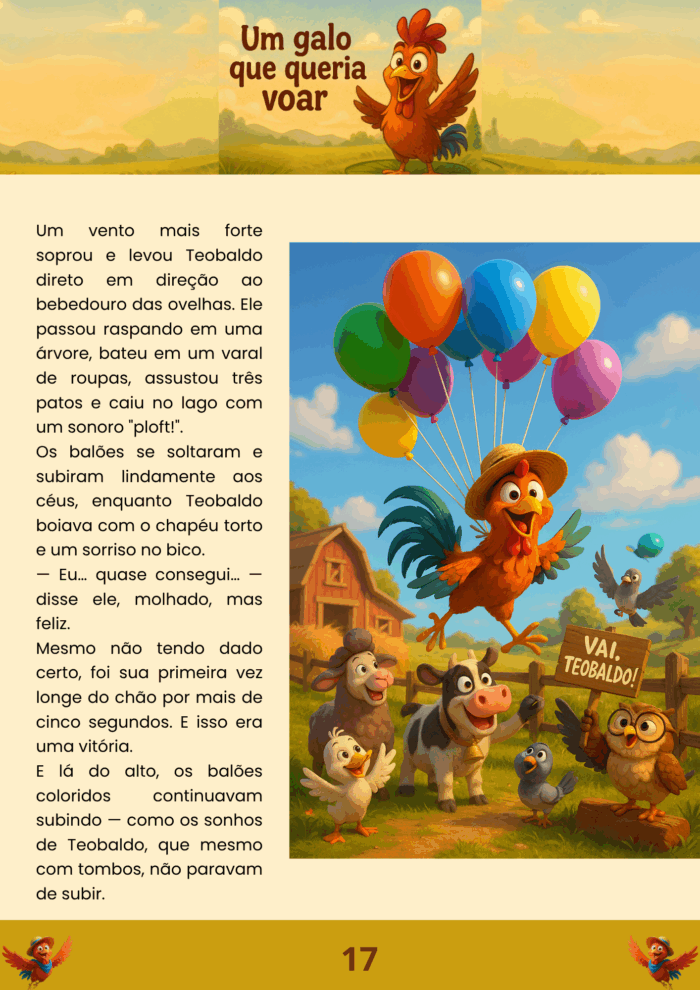 UM GALO QUE QUERIA VOAR - Imagem 4